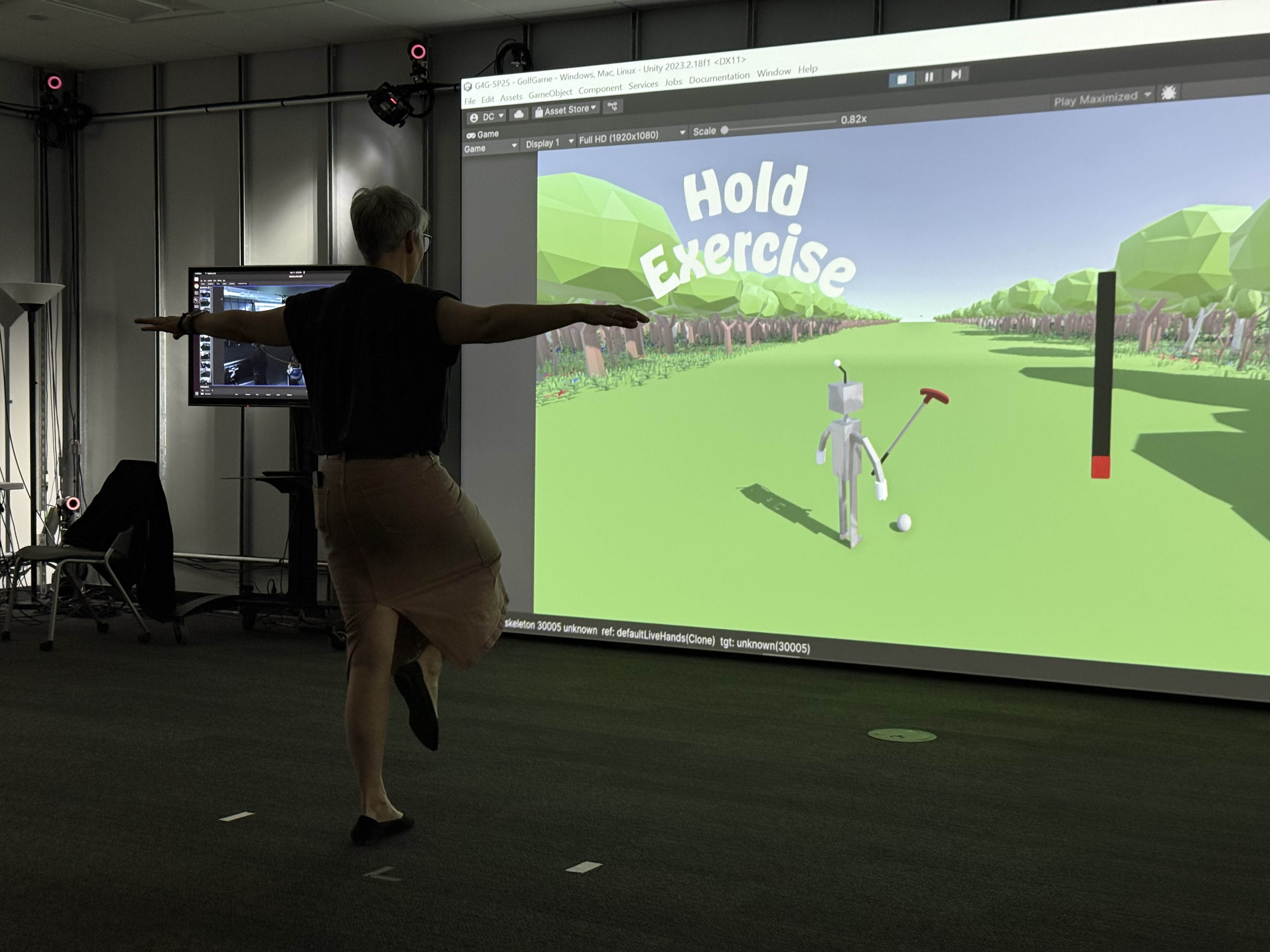 Golf rehabilitation game
