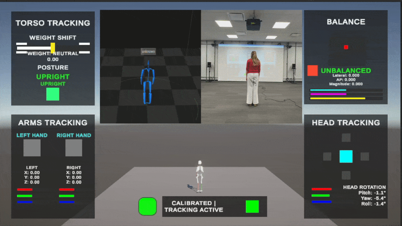 Head tracking demonstration