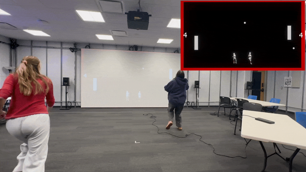 Multiplayer Pong gameplay