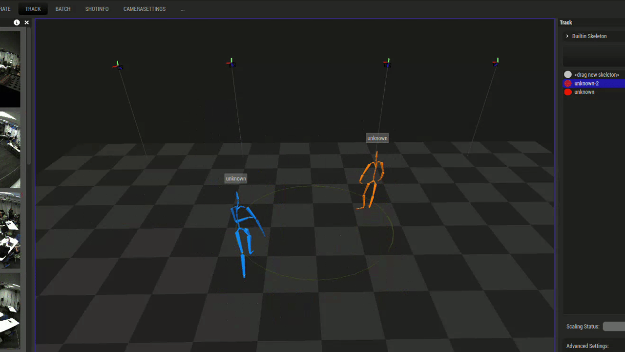 Two players in capture volume