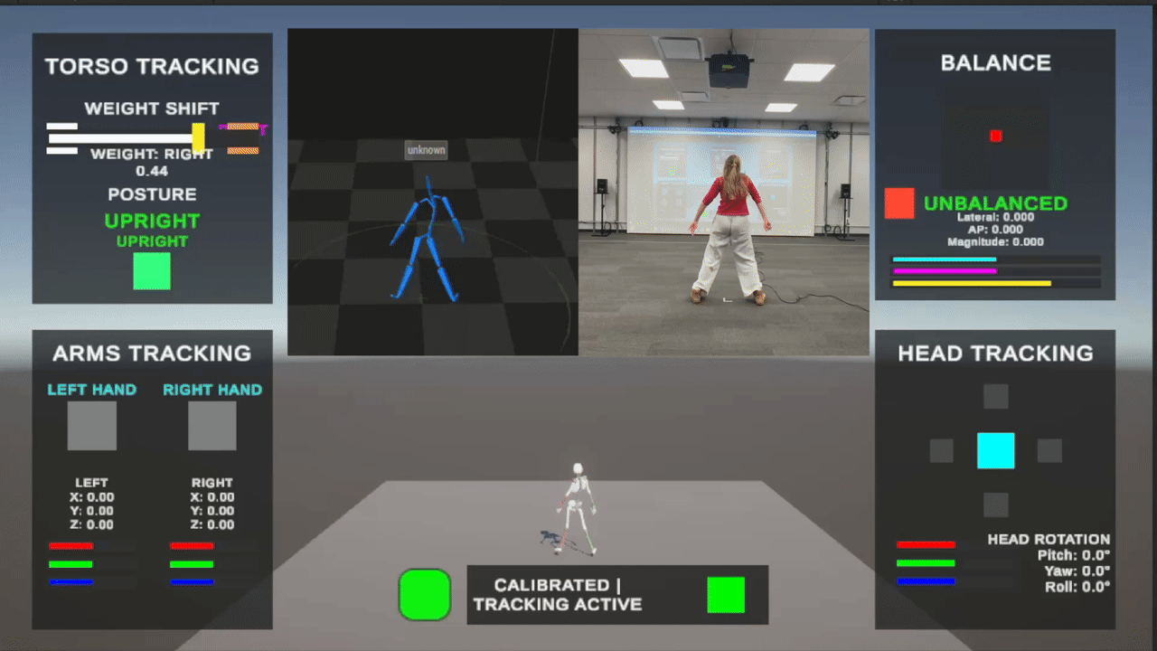 Torso tracking demonstration