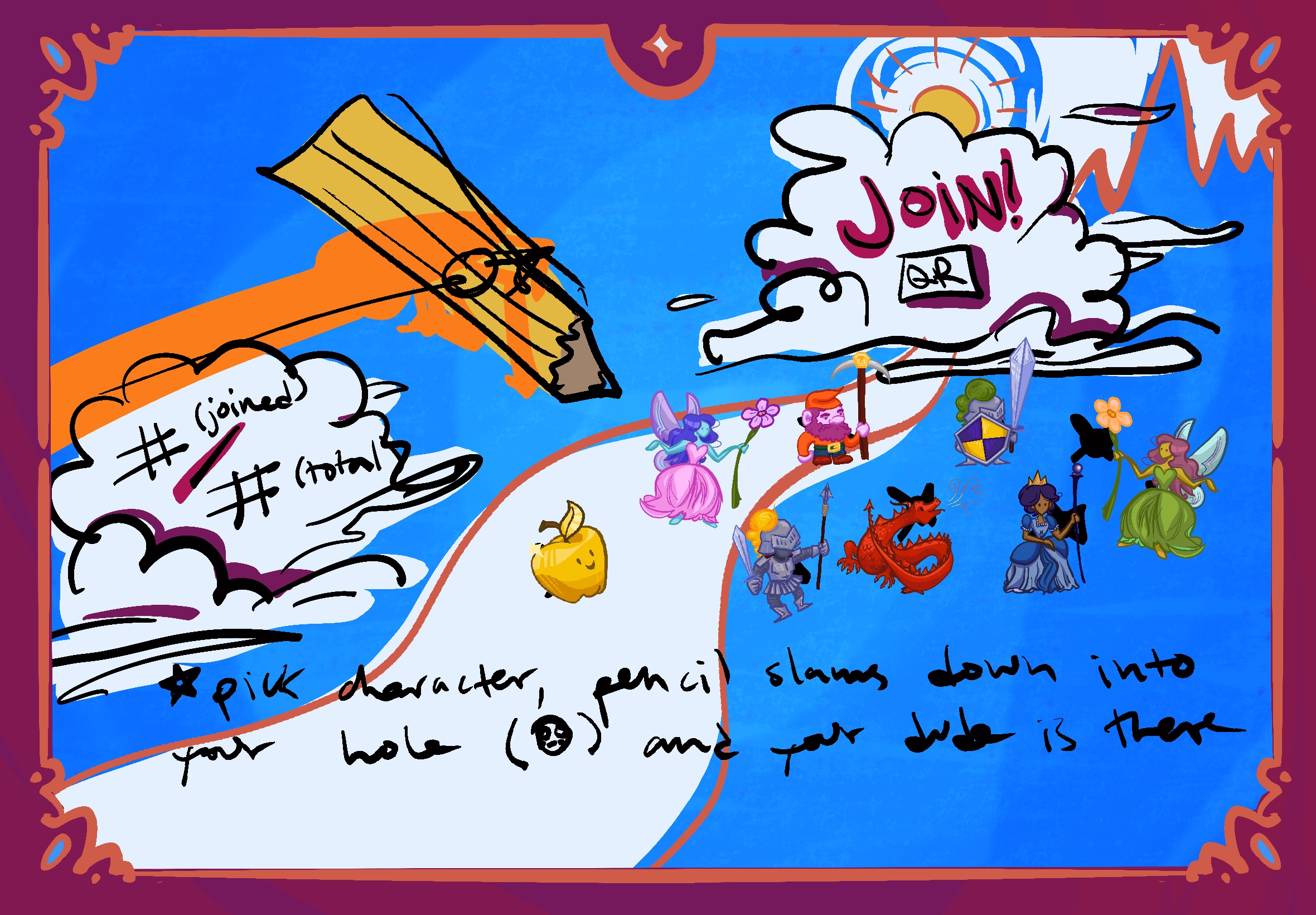 Concept art for the join screen